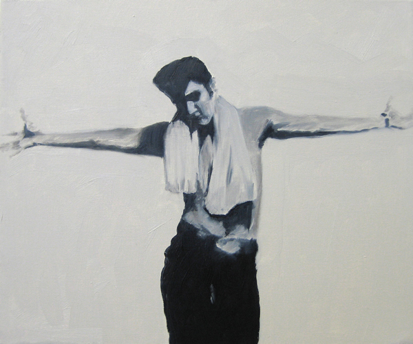 Crucifixion, 30x25cm, oil on canvas, 2008